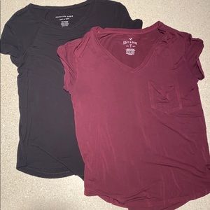 Two Soft & Sexy American Eagle Shirts